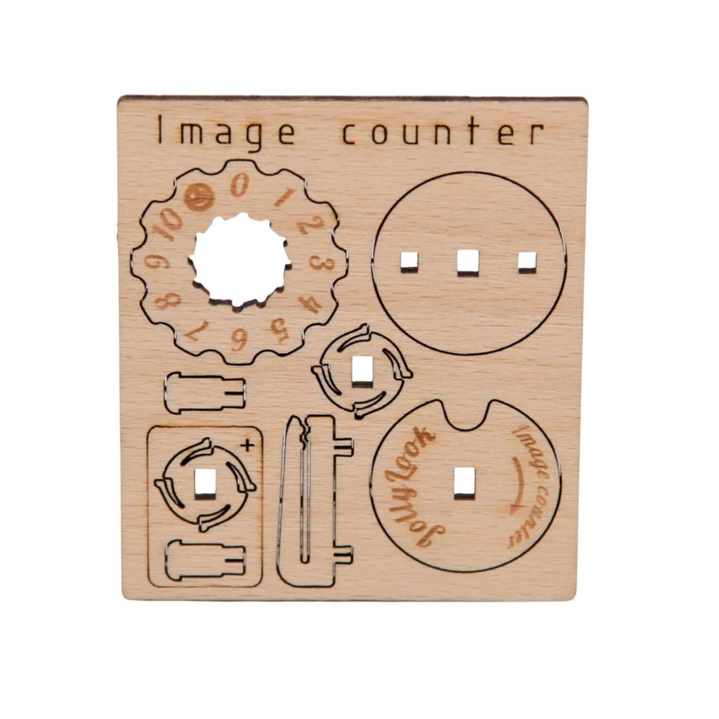 JollyLook Image Counter Natural Wood JLK020