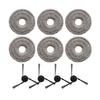 4 Side Brushes & 6 Mop Pads Compatible For Dreame X50s Pro For Master For Matrix 10 Ultra Robot Vacuum Cleaner Replacement Parts
