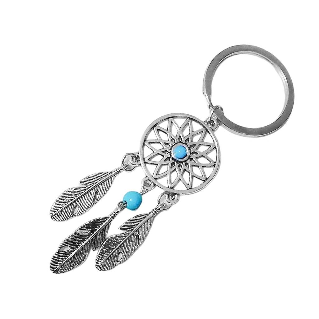 Traumfänger-Autoornament, Schlüsselanhänger, handgefertigt, zum Aufhängen, Anhänger, Taschenornament, geeignet zur Dekoration und Stilverbesserung