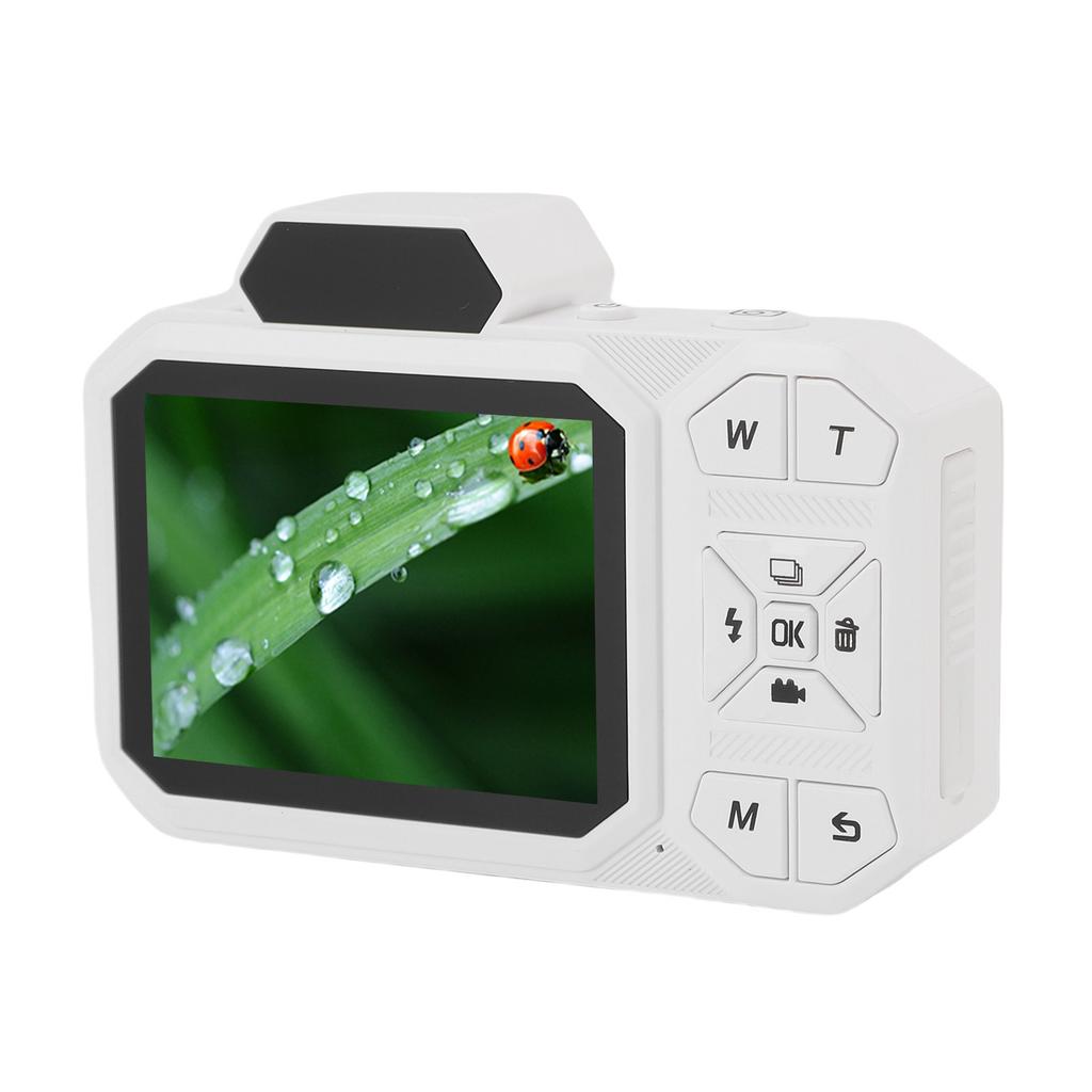 4K Digital Camera Auto   65MP Vlog Camera with 18x Digital Zoom LED Flash 2.88 Inch HD Screen for Photography Travel