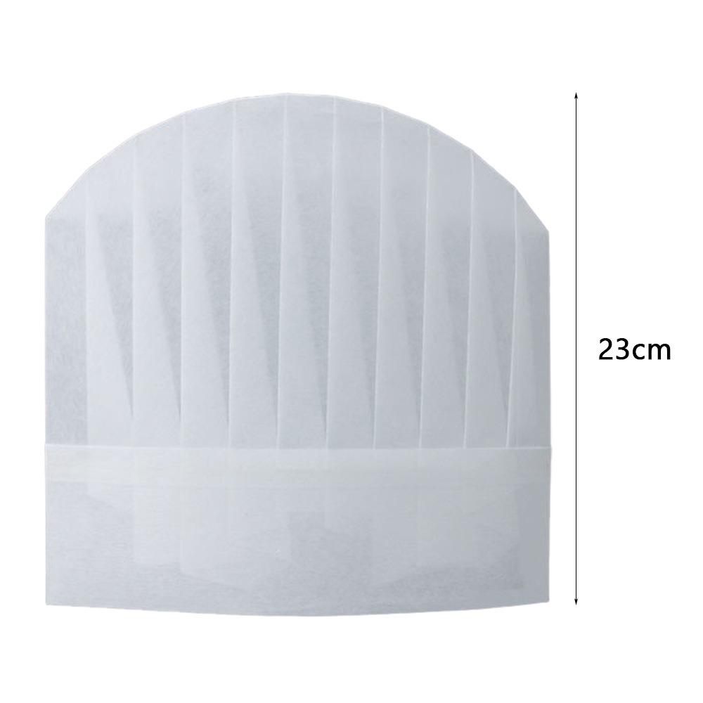 20PCS Disposable Chef Cap Non-Woven Cooking Accessories High Quality Chef Hats Baking 1