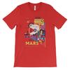 Mars Men's T-Shirt from NASA's Visions of the Future. Planet Poster Art Tee. Solar System Space Travel. Soft Cotton Tee. Black Red White or Gray.