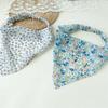 Floral Print Triangle Kerchief Headbands Elastic Back Bandana Style Hair Wraps Bohemia Garden Party Headwear For Women