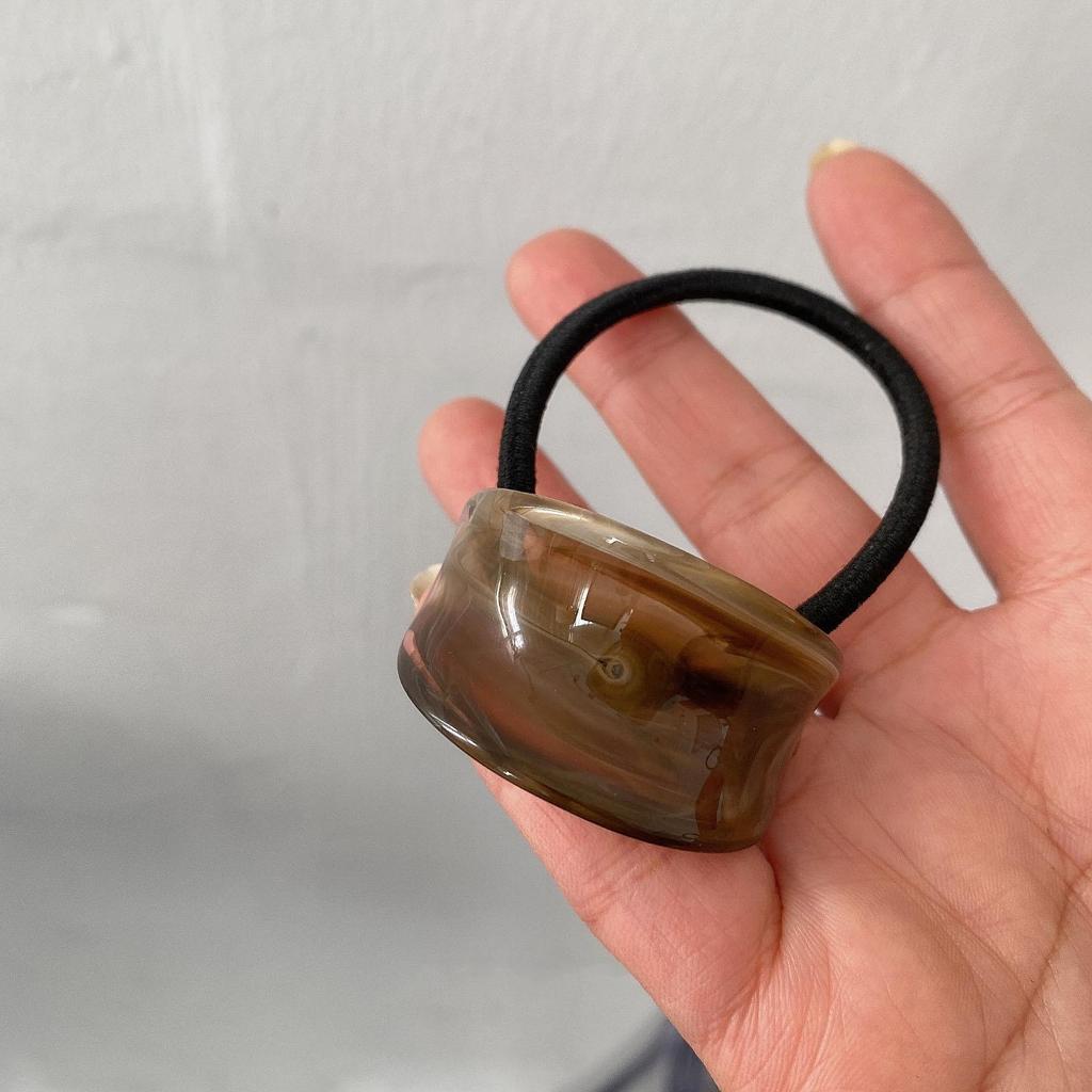 Dongdaemun Retro Marmor Geometrische Schleife Haarband