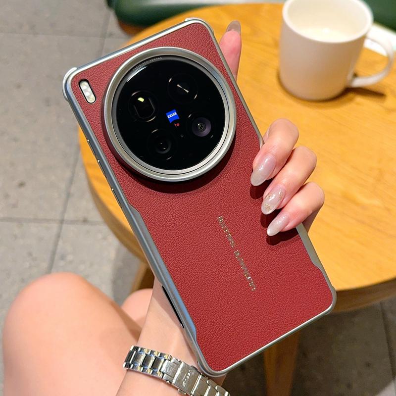 Für VIVO X200 X200 Pro X200 ProMini X200 Ultra Blade Magnetische Leder Einfarbige Stoßfeste Anti-Oxidation Handyhülle