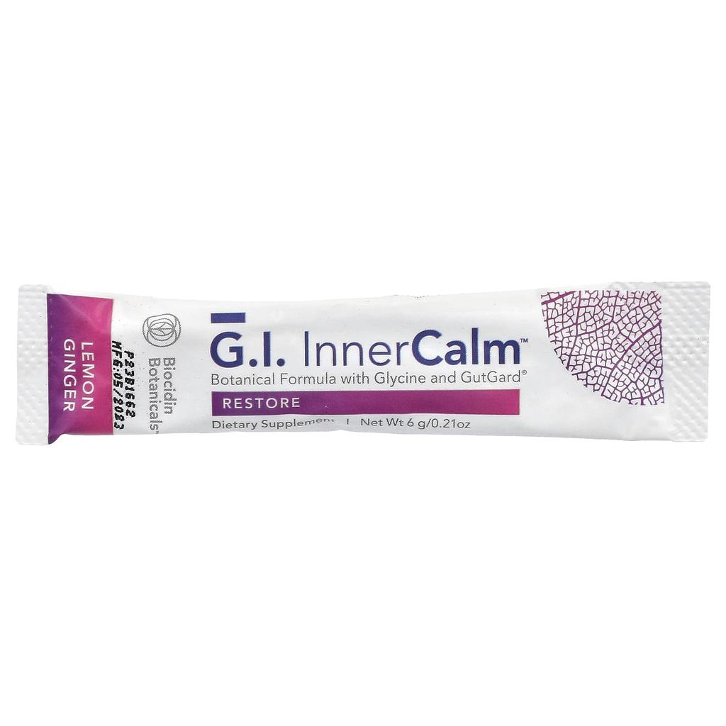 G.I. Inner Calm™, Lemon Ginger, 30 Stick Packs, 6G (0.21Oz) Each