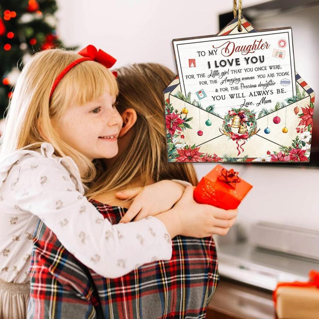 Christmas wooden handicrafts, home gifts, creative decorative small pendants, new home decorations, Christmas tree pendants