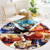 Dragon Ball Z Round Area Rug Carpet Rug For Living Room Bedroom Sofa Playroom Decor Nonslip Floor Mat