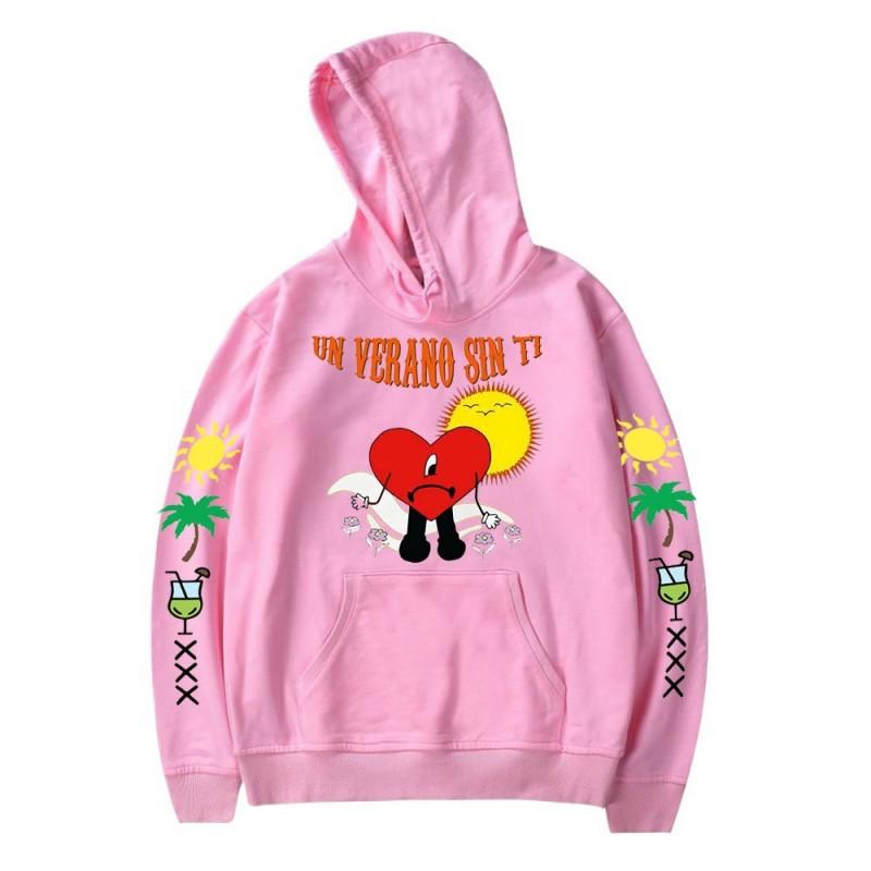 Bad Bunny Graphic Print Unisex Oversized Crewneck Sweatshirt Fall Casual Wear