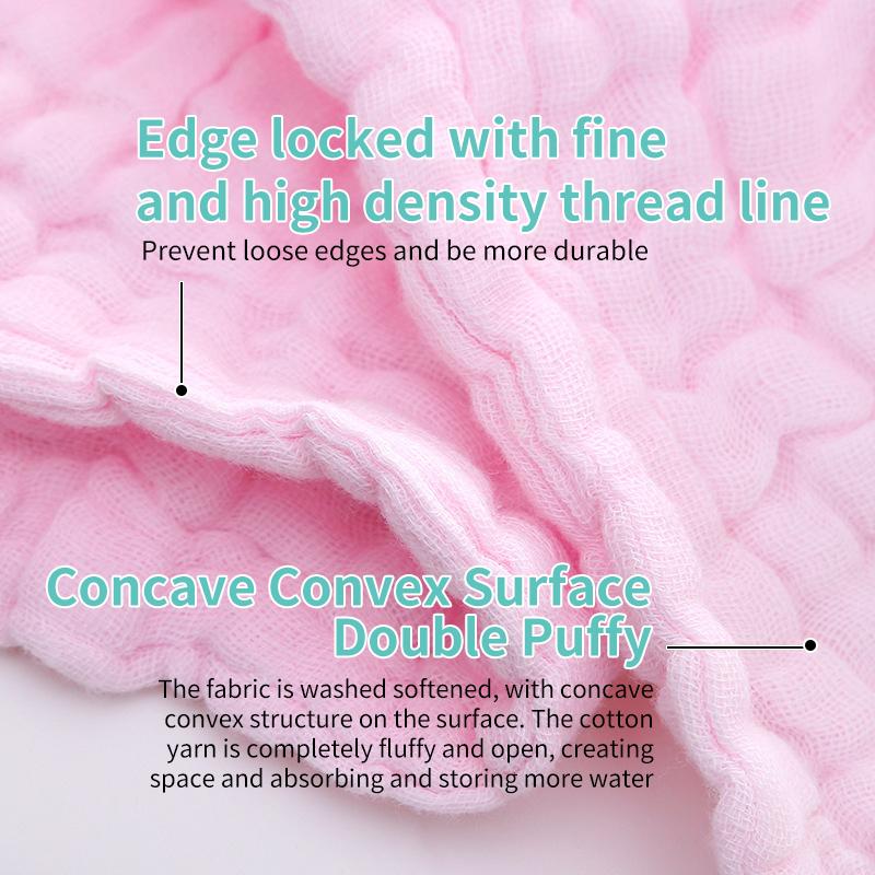 5 Reusable Foam Gauze Square Towels, Soft Towels, Multiple Colors For Facial Care, Home Wash Cloth