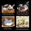 Reusable Stainless Steel Oil Skimmer Comfortable Handle Kitchen Strainer  Kitchen Utensils