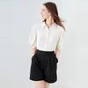Betu Women's Asymmetric Waist Wrinkle-Resistant Summer Shorts