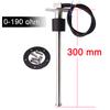 150mm-600mm Water Fuel Level Sensor 0-190Ohm/240-33ohm Sensor for Marine Boat Yacht Car Oil Liquid Tank Fuel Sender Unit Sensors
