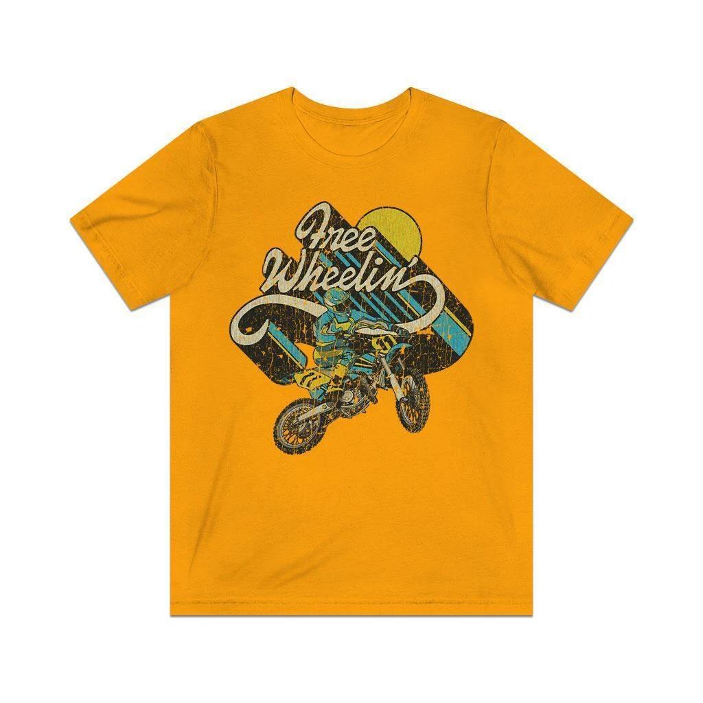 

Free Wheelin 1980 Vintage Men s T shirt 4XL