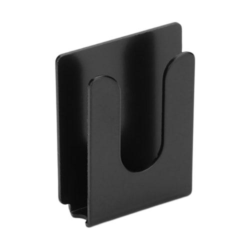 Microphone Holder Clip, Microphone Hanger Hook | Radio Microphone Clip Holder, Metal Microphone Hang-Up Holder, Metal Car Radio Accessories, Adhesive