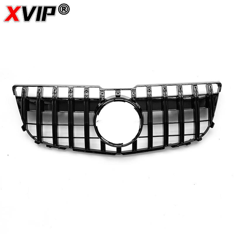 XVIP GTR Style Kühlergrill für Mercedes Benz GLK-Klasse X204 2013-2015 GLK250 GLK300 GLK350 Schwarze Diamanten Style Rennsportgrills