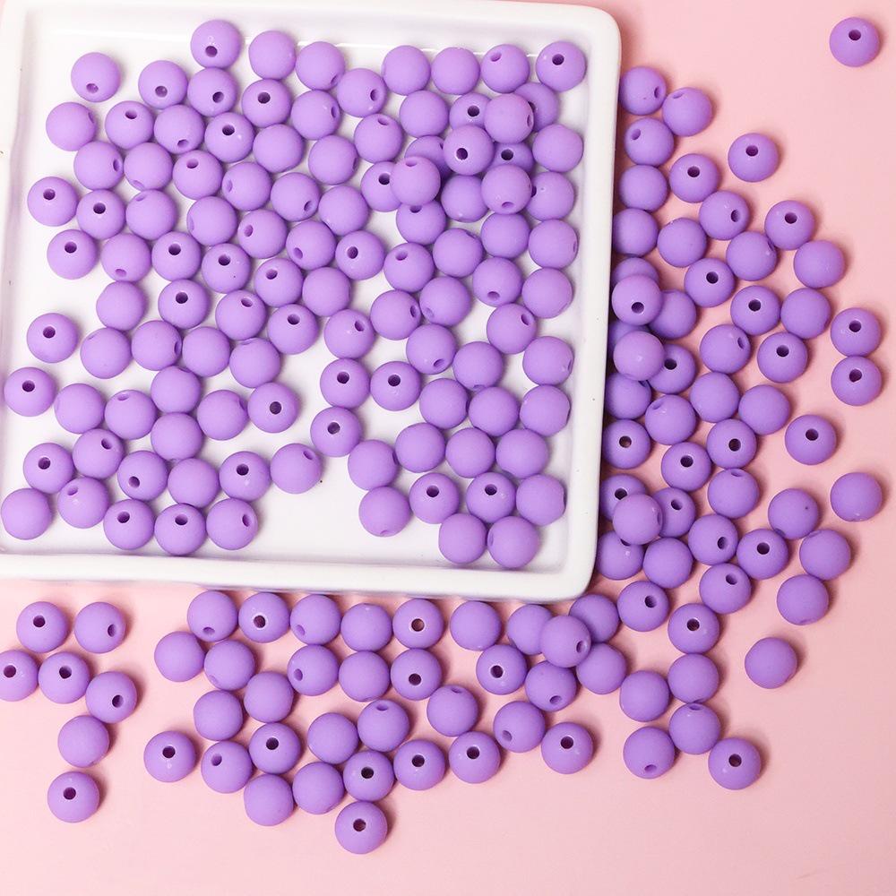 

Браслет з матових круглих намистин для DIY ручної роботи 8mm (20 pieces per pack)
