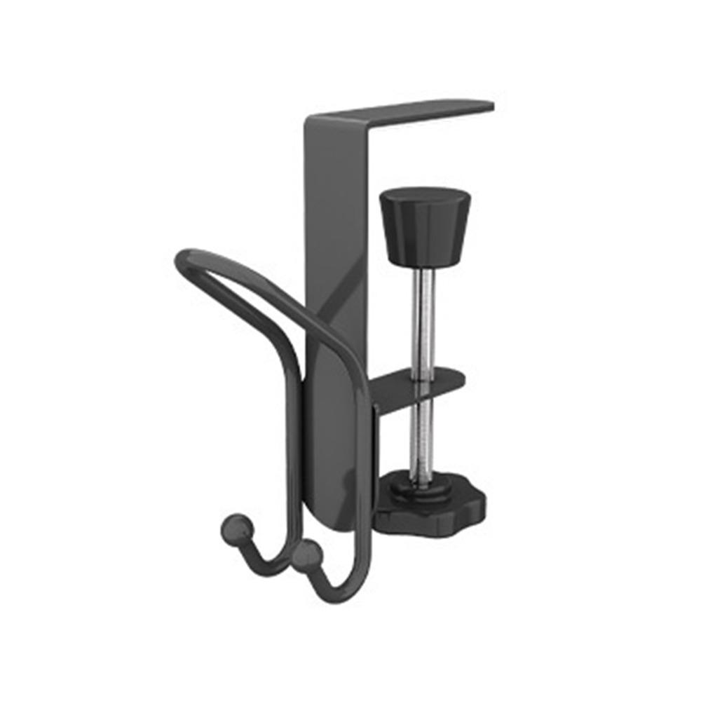 Durable 2-in-1 Fireplace Stocking and Garland Hanger Adjustable Portable Mantle Hooks Multi-functional Table Hook