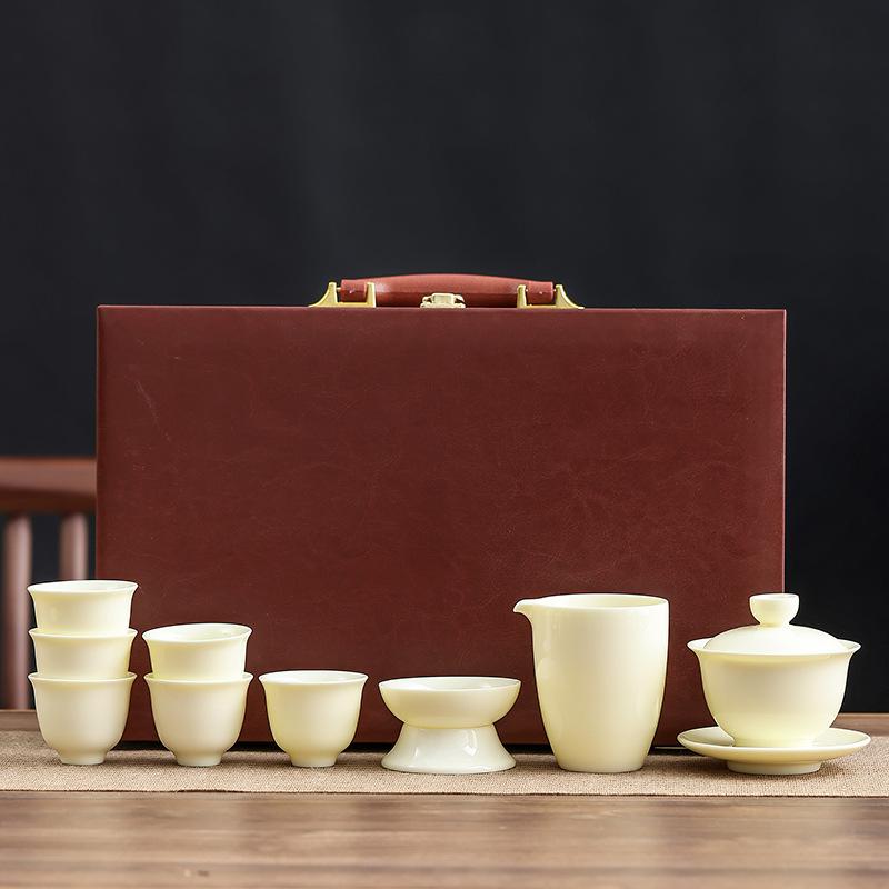 Huangshi Suzai Jade Porcelain Kung Fu Tea Set Business Company