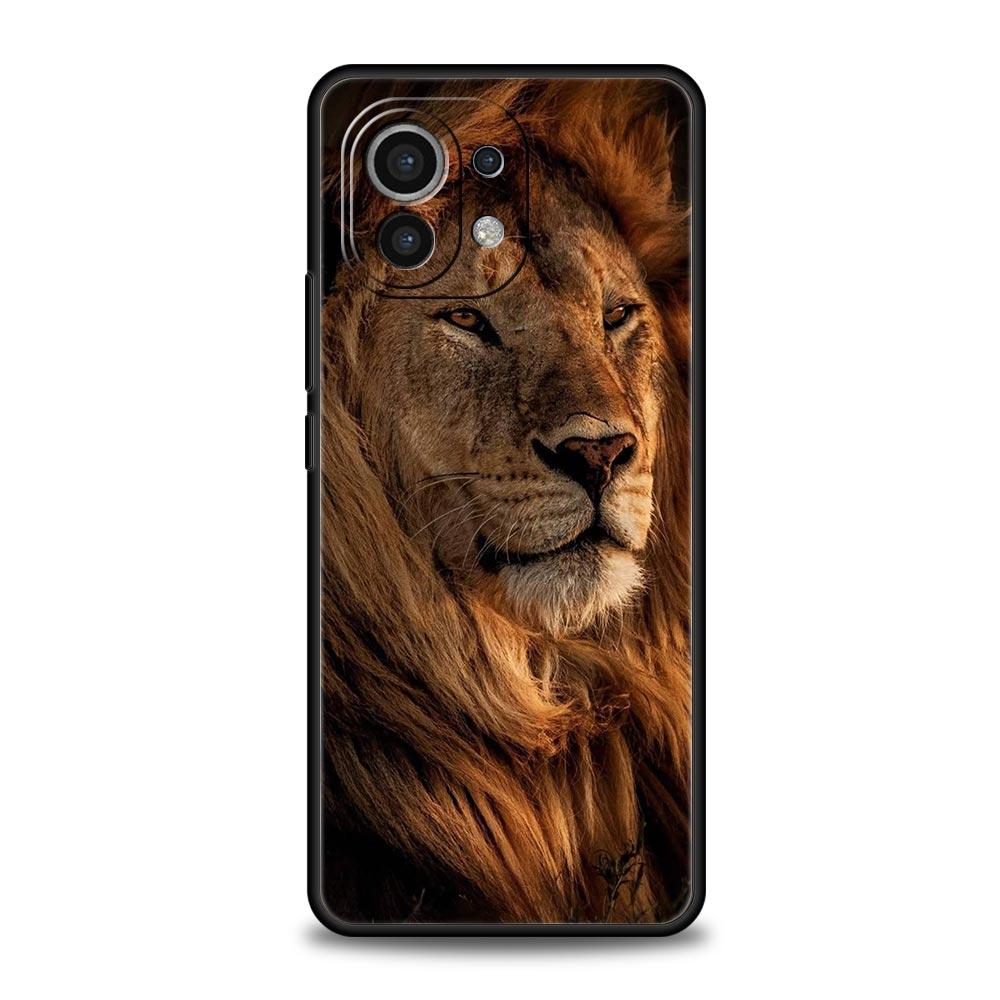 Lion King animal Phone Case For Xiaomi Mi 17 15T 15 14 14T 13T 12T Pro 12 13 Lite 5G 11T Poco X6 X7 X5 Pro Soft Cover