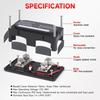 M10 4 Terminal Power Distribution Block Bus Bar 12-48V 750A for Automobile Boat RV Screw Terminal Power Distribution Block