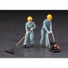 Hasegawa 1/35 Construction Machinery Series Construction Worker Set A Plastic Model WM03