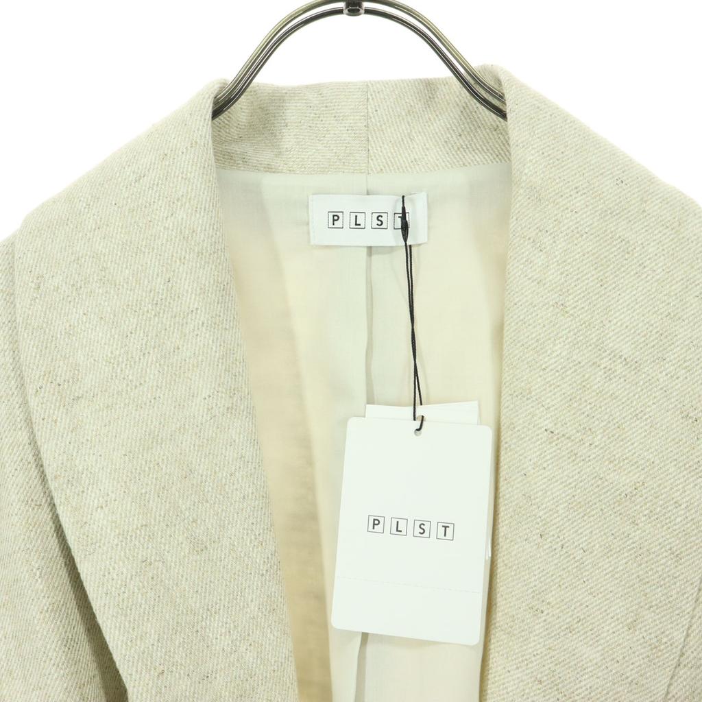 Schönheitsprodukte PLST Langarm Schalkragen Robe Mantel S Leinenmischung Damen Gebraucht