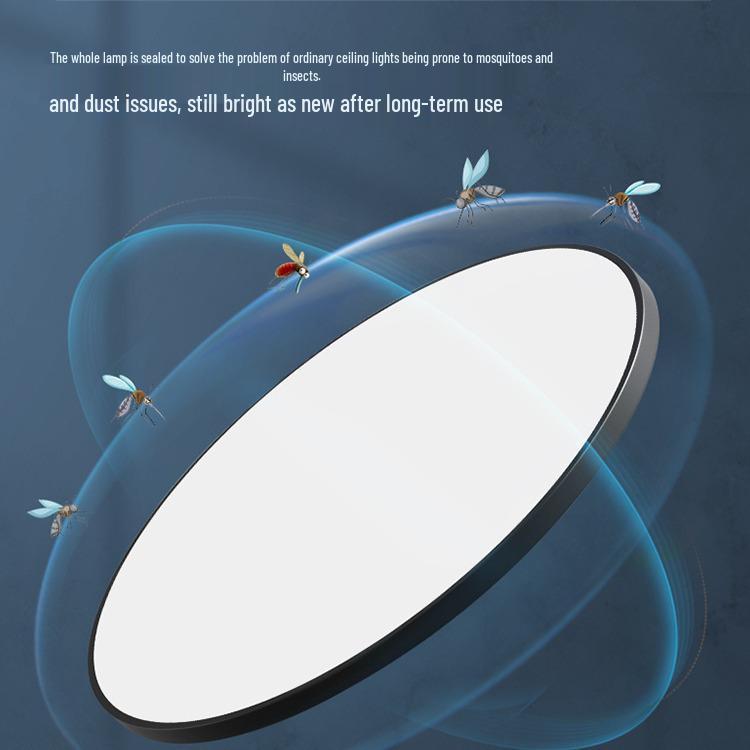Ultra-Thin Waterproof LED Ceiling Light for Bathroom, Balcony, Bedroom, Kitchen, and Corridor