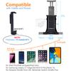 Xnyocn Ring Stand Holder for iPad Mini Air Pro 11" Xiaomi Tablet Mobile Phone Wall Mount Kitchen Smart Home 2in1 Bracket Support
