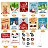 12pcs/set Snowman Party Invitation Cards with Envelopes Christmas Note Card  Party  Supply