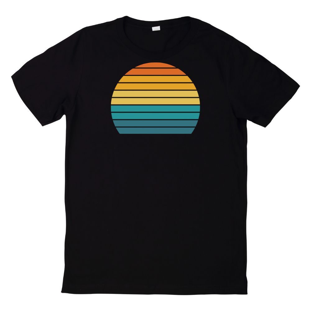T-Shirt Retro Sunset Vintage Sun MotifWill Open In a New Window or Tab