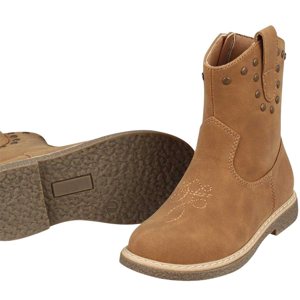 Miso Girls Jolene Leather Cowboy Boots