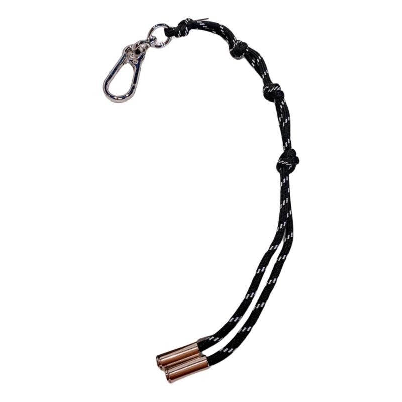 Pack of 4 Rope Key Rings Stylish Rope Keychain Fashionable Key Adornment Key Holder Key Clip Suitable for Daily Use