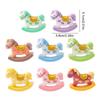 Mini Horse Decoration Horse Ornament 8pcs Mini Horse Figurines Set Chinese Style Lucky Statues Year of Cartoon Decorations New
