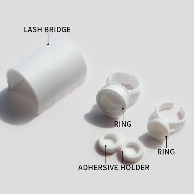 

ANNAFRIS U-образный держатель для наращивания ресниц, подставка для ресниц, подставка для ресниц, набор клеевых колец, инструменты для макияжа 5 in 1