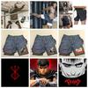 Berserk Muay Thai Kickboksing UFC MMA Mixed Martial Arts Shorts Anime Menn Kvinner Unisex Dobbelt Lag Hurtigtørkende Pustende Sport Gym Fitness Trening