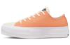 Chuck Taylor All Star Feminino Renew Cotton Plataforma Baixa 'Fuel Orange' Feminino 567855C