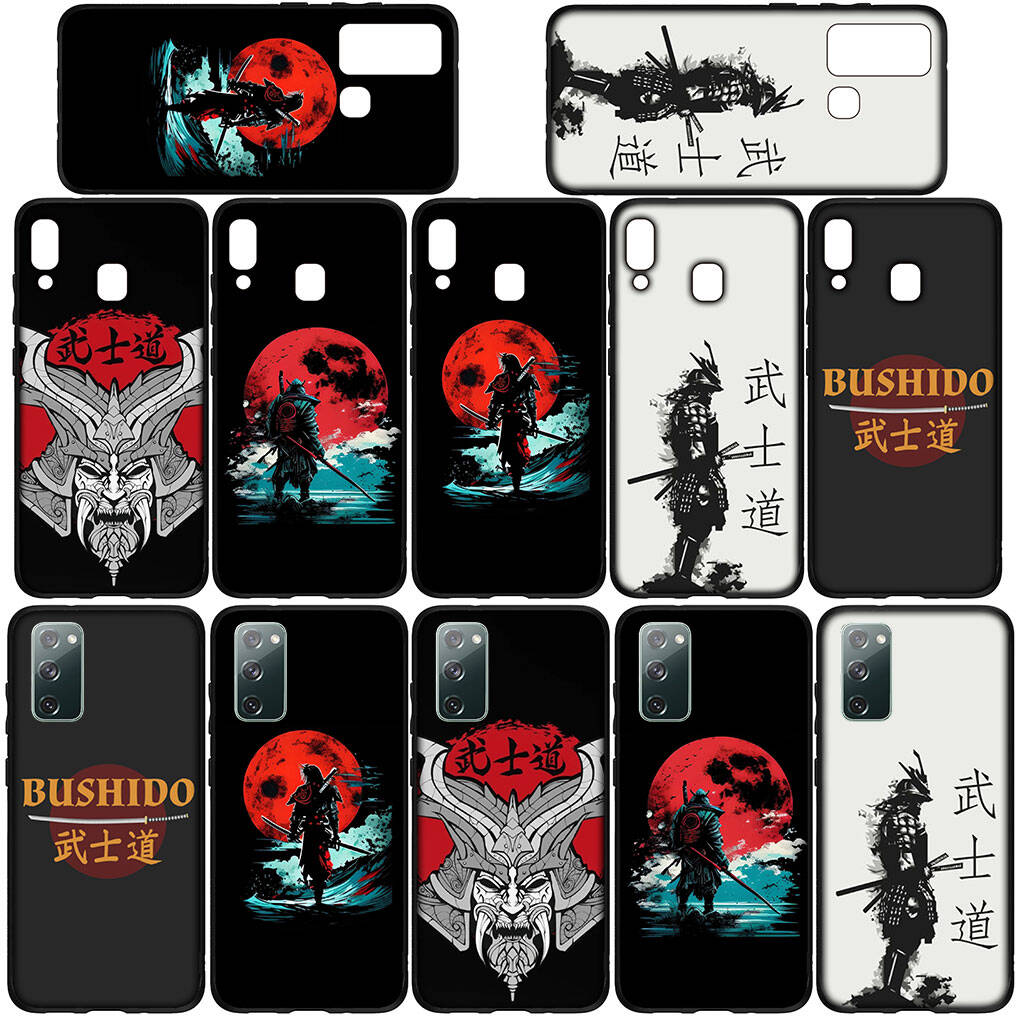 Phone Case for iPhone 17 16 15 Plus X XR 16E Huawei P30 P20 Lite Redmi Note 14 12 11 13 Pro Max OPPO A60 A80 A40 A18 A38 A17 A54 Bushido Samurai Cover