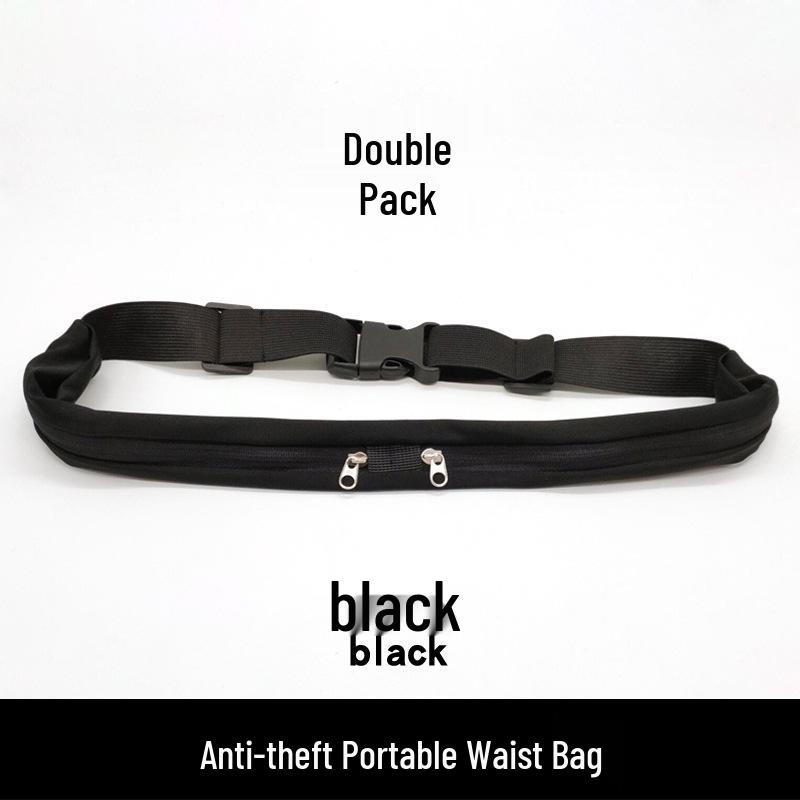 Outdoor Anti-Theft Elastic Sports Waist Bag for Men & Women - Invisible Belt for Running & Mobile Phone