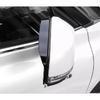 For Toyota Corolla -2024 2x Car Sticker ABS Exterior Side Mirror Rain Eyebrow Frame Trim Decorative Accessories Carbon Black