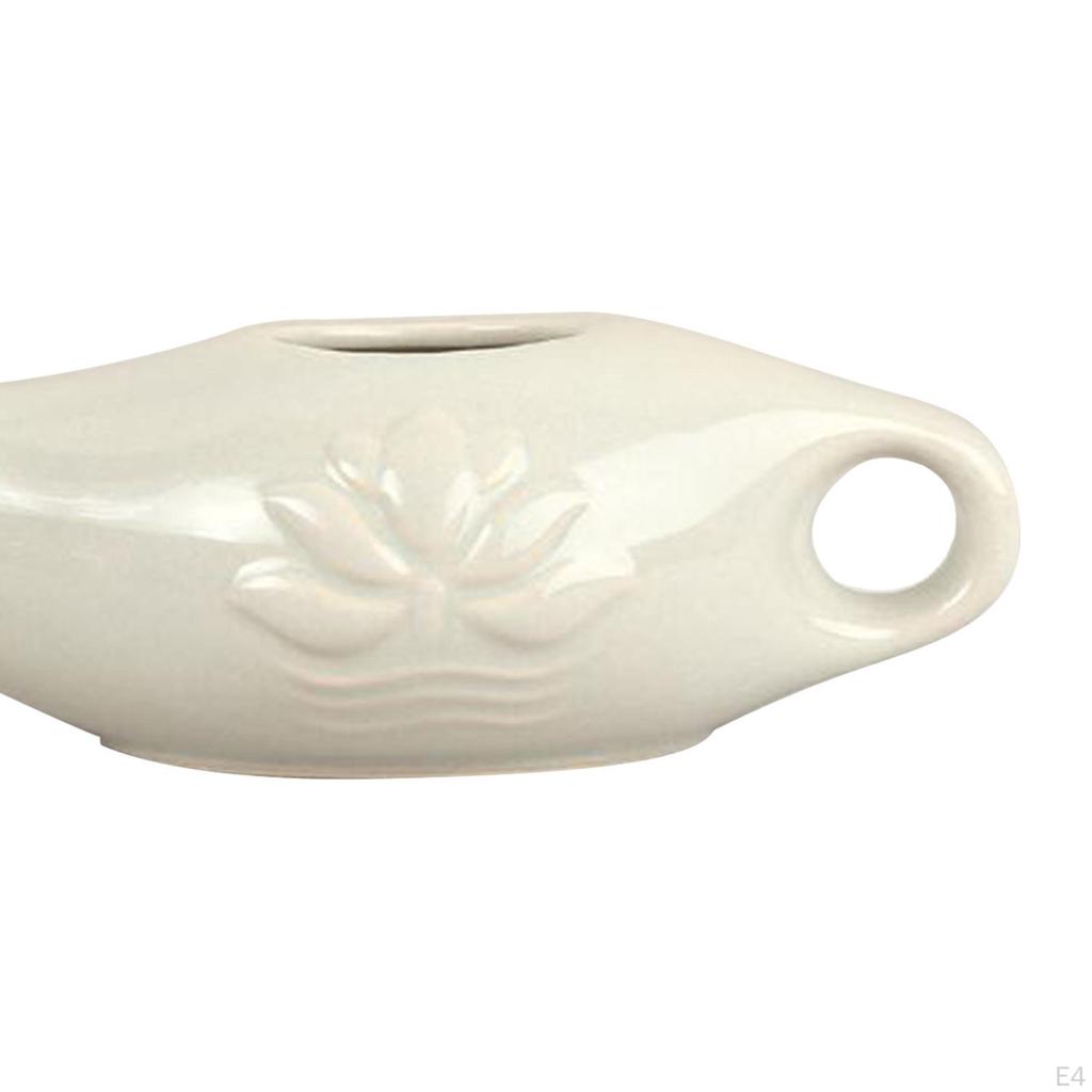 Ceramic Neti Pot Nasal Cleansing Nose Wash Irrigator for Rinsing