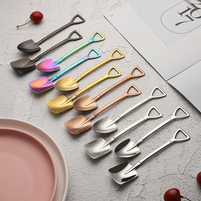 Dessert Shovel Spoon Cake Ice  Flat Pointed Shovel Spoon Watermelon Spoon