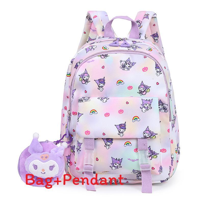 Детский рюкзак My Melody Мультяшный с дышащим холстом для детского сада Ежедневное использование Kuromi