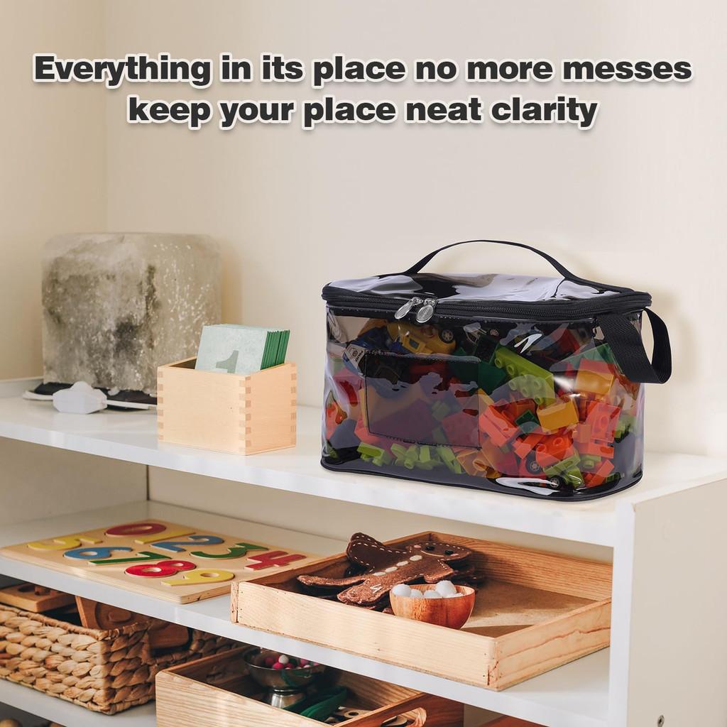 Toy Storage Box Cubic Pvc Organizer For Kids Playroom And Home Use