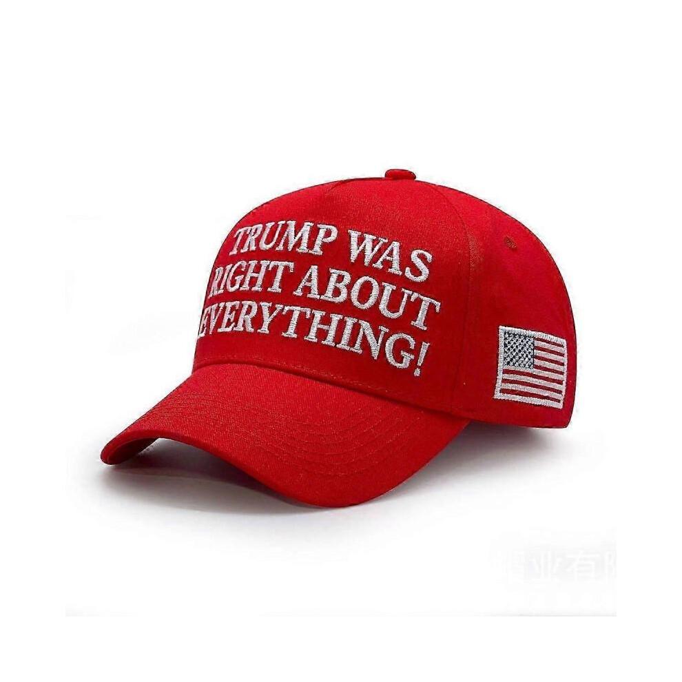 Embroidered Baseball Cap with US Flag Hat