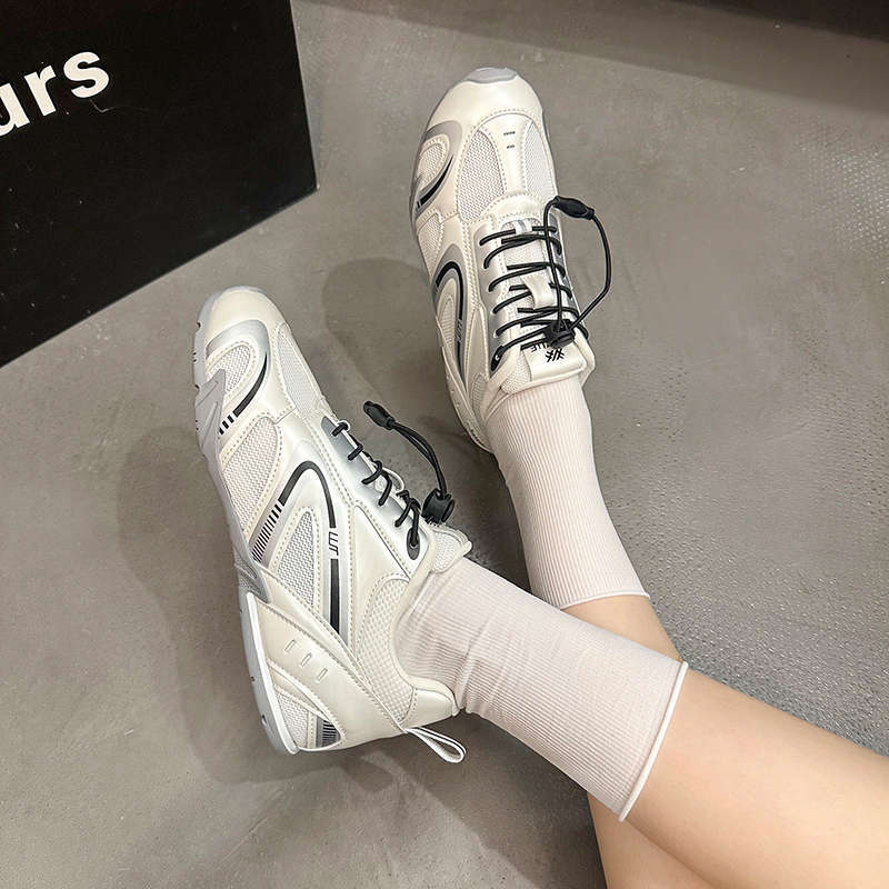 Retro racing shoes women's new spring and autumn mesh breathable Forrest Gump training shoes platform casual sports shoes