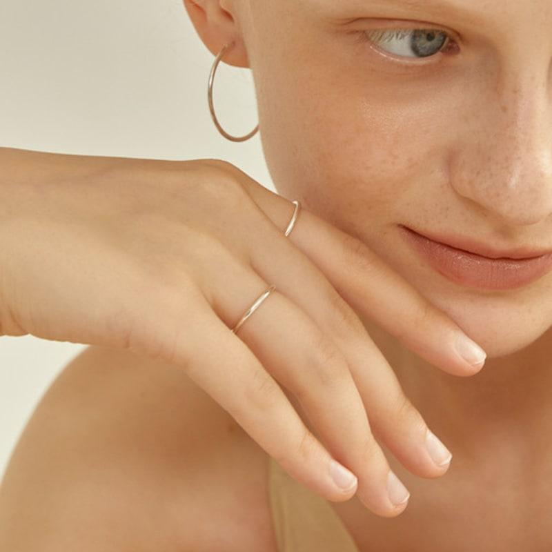 LUNNE Silver Everyday Essential Ring (1.5mm) #LSR02