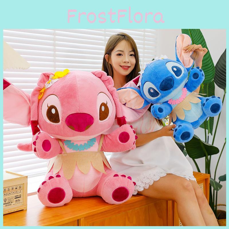 Stitch And Angel Hawaiian Style Plush Doll Pillow Children Toy For Kids Birthday Gift