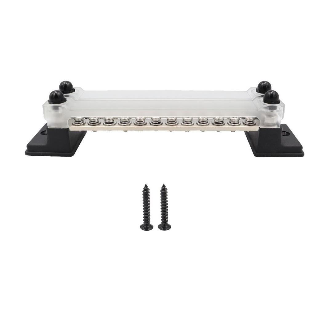 150A Dual Row Busbar for RVs, Yachts, and Cars (12-48V)