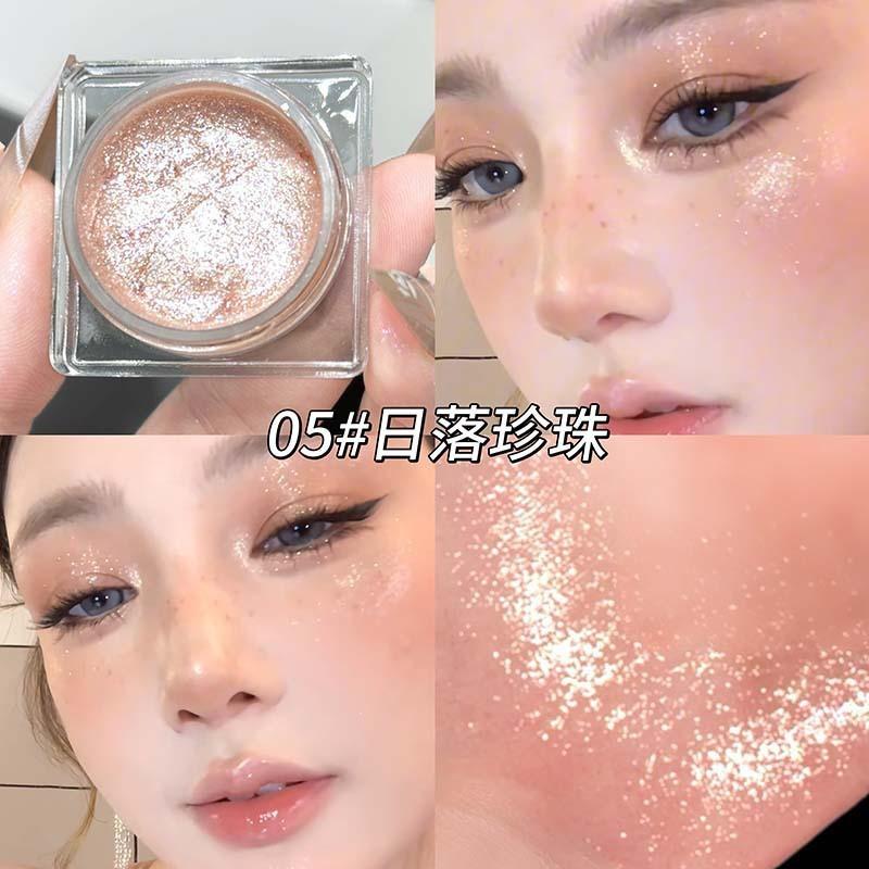 Cappuvini Shimmery Liquid Highlighter Liquid Eyeshadow Glittery Face